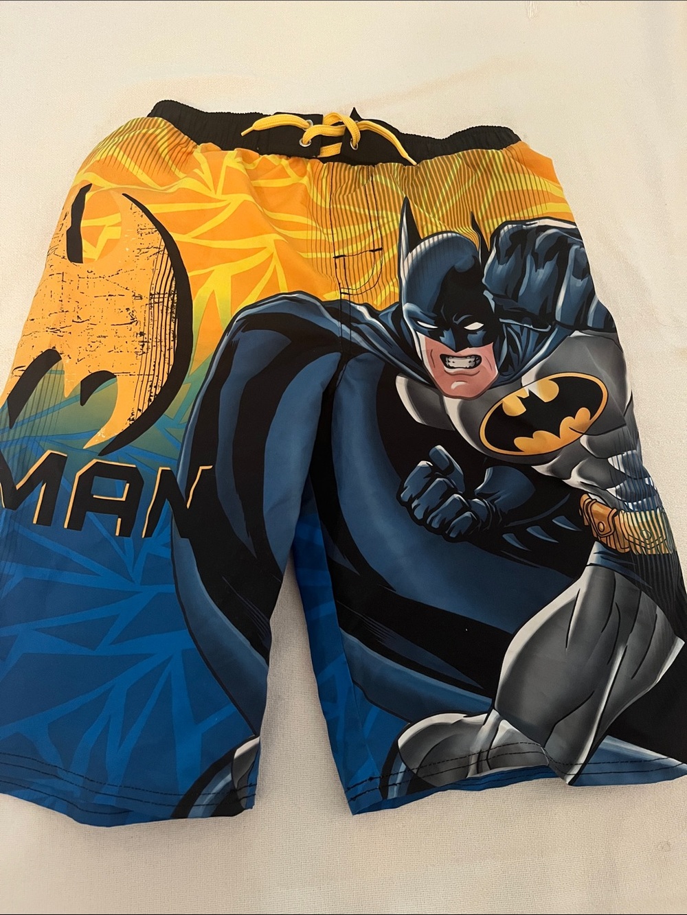 Swim shorts Batman boys new size 10-12 polyester